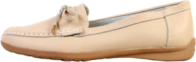 LBS leren mocassin