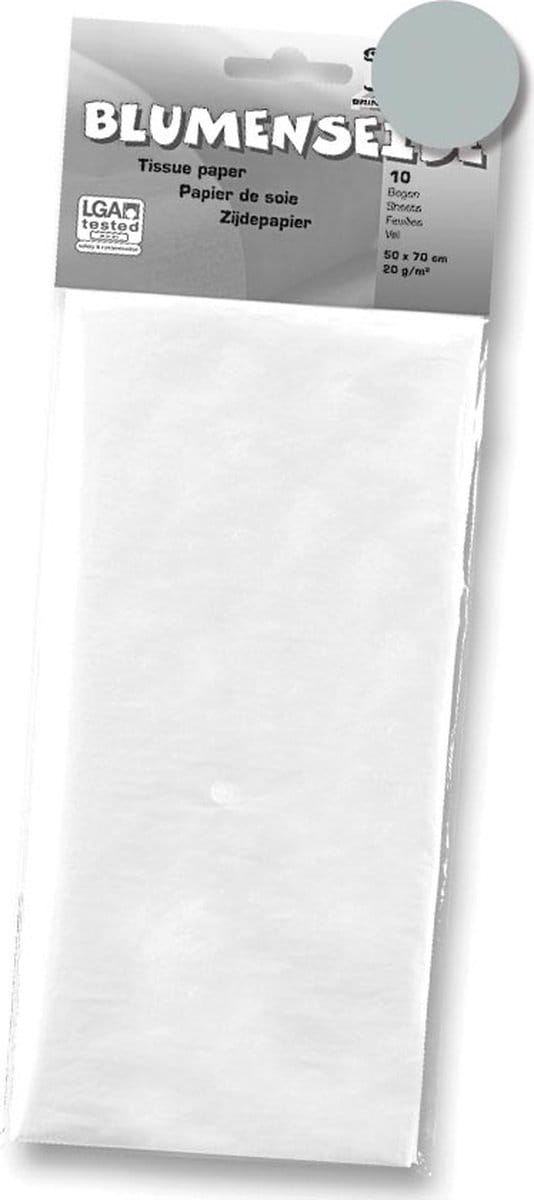 Folia zijdepapier zilver