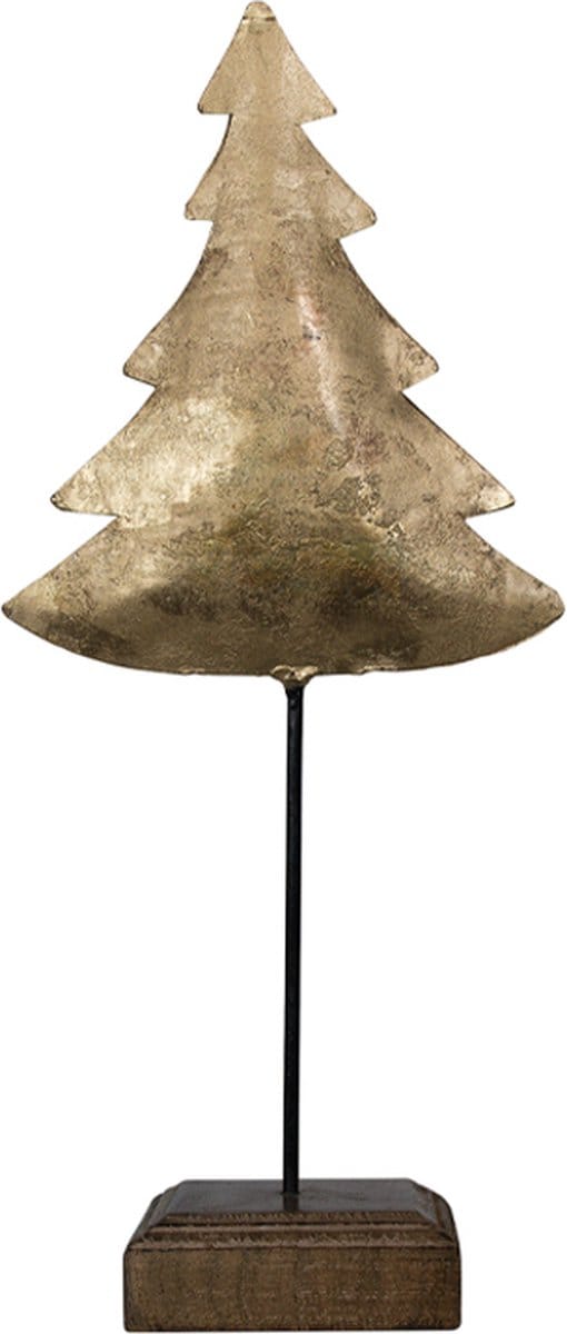 staande kerstboom goud 28cm*