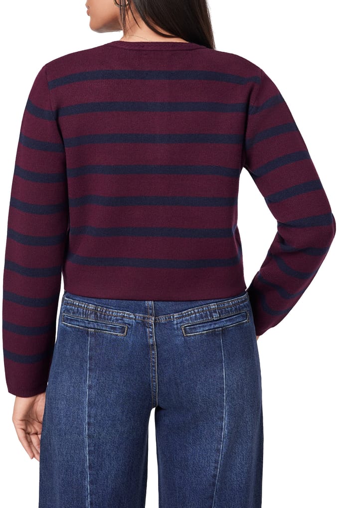 Scotch & Soda Sweater Winetasting/ Sky Captain Stripe Taglia: M | Cardigan Outlet | Donna | Rosso
