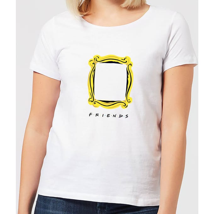 Friends Frame dames t-shirt - Wit - S