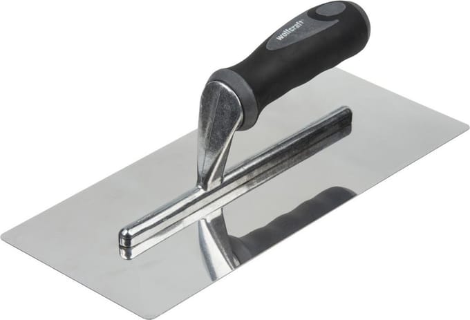 wolfcraft - RVS Plakspaan - 300 x 130 mm - Pleisterspaan - 4043000