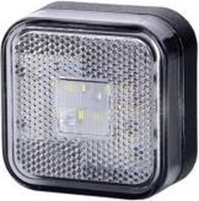Zijmarkeringslicht - 12/24V - Wit - LD096