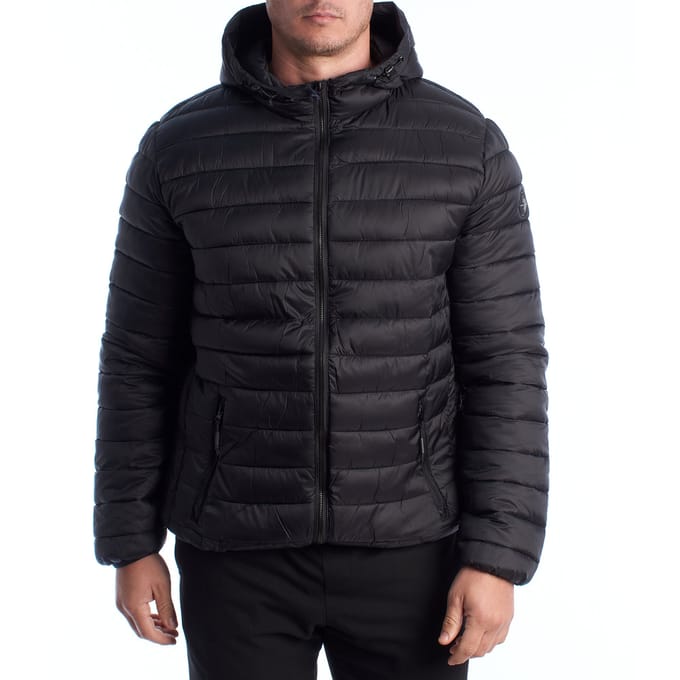 Herren-Steppjacke mit Kapuze US42127019
