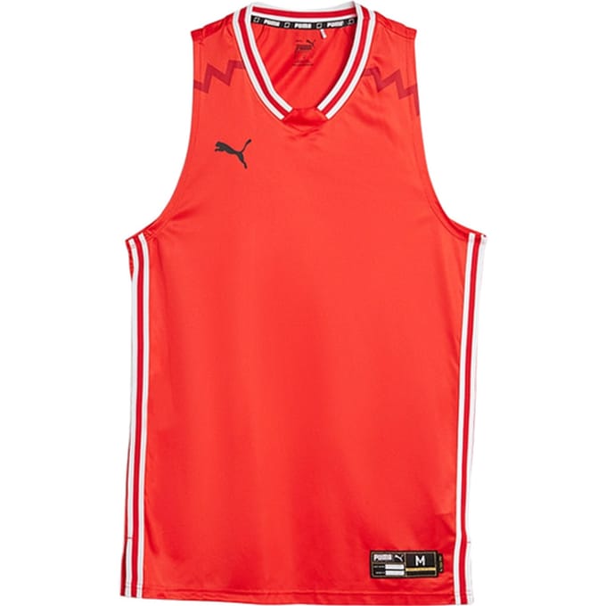 Puma Hoops Team Game Shirt Vrouwen Rood K04