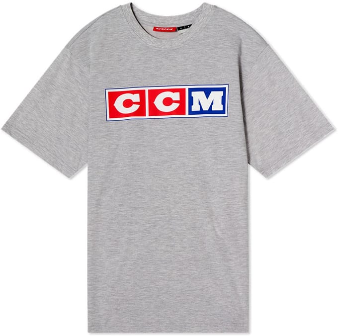CCM - Heritage 3 Block Tee - Volwassenen - Grijs - L