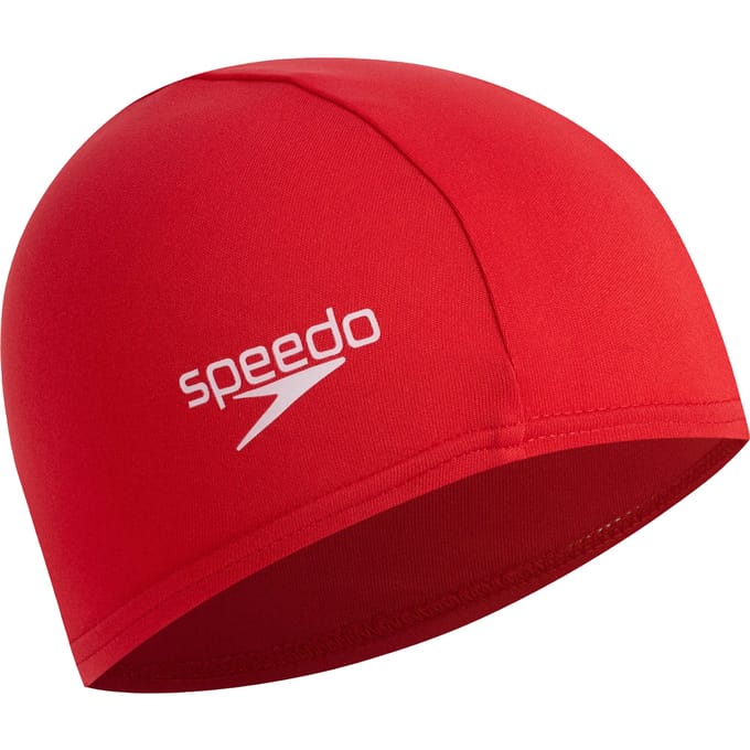 Speedo Unisex Volwassen Polyester Zwemcap (Rood)