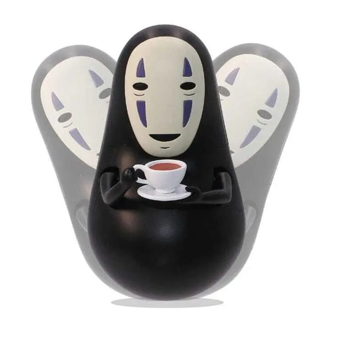 De reis van chihiro verzamelbaar beeldje Semic Chihiro Culbuto No Face's Coffe Time