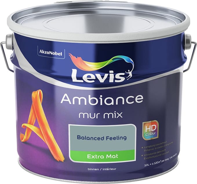 Levis - Ambiance Mur Extra Mat Mix - Balanced Feeling - Mengverf - 10 L