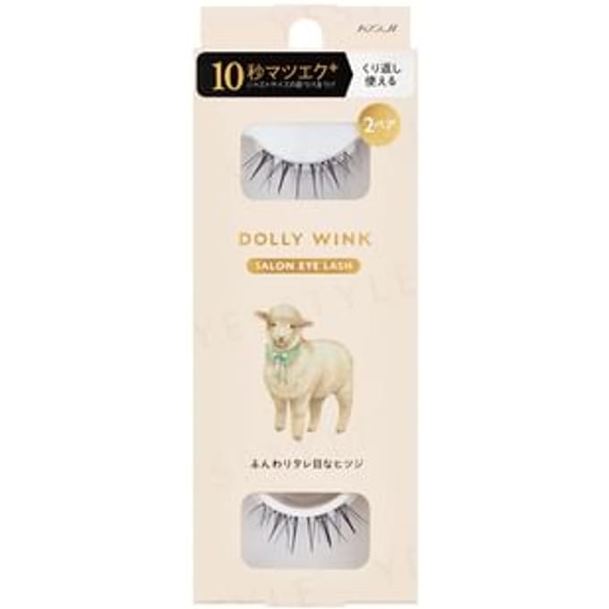 Koji - Dolly Wink Salon Eye Lash 19 Soft, Droopy-Eyed Sheep- 2 pairs