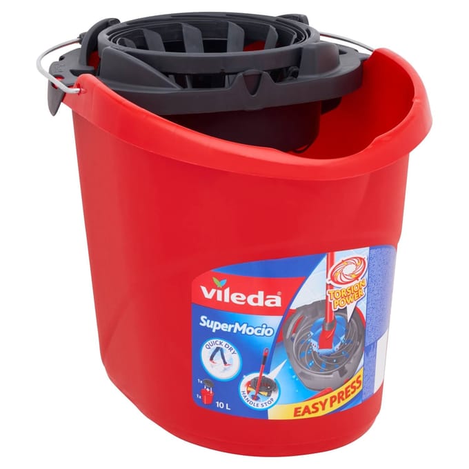 Vileda SuperMocio wismop-emmer met PowerPress