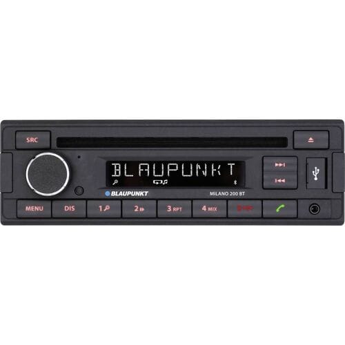 Blaupunkt Milano 200 BT Autoradio CD-speler - enkel DIN - Bluetooth handsfree en USB/AUX-ingang
