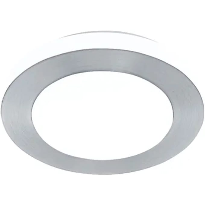 EGLO Batholino Led Carpi - Wand/Plafondlamp - 1 Lichts - Ø300mm. - Wit, Aluminium-Geborsteld - Wit