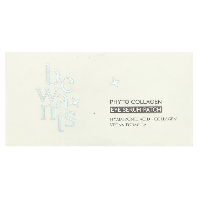 Bewants Sérum Yeux Phyto-Collagène Patchs, 60 Patchs white