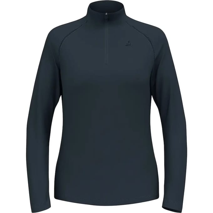 Odlo Rigi Fleece Met Halve Rits Blauw L Vrouw
