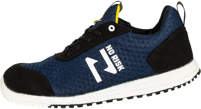 No Risk Schoen Gamer ESD Laag S1P SRC - Zwart/Blauw - 48