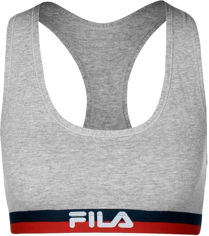 Fila - Woman Bra Elastic Band - Dames Top - XL - Grijs