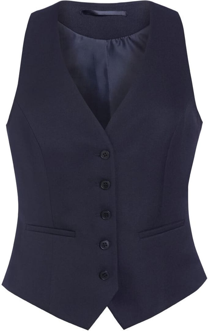Brook Taverner Luna Ladies Waistcoat BT2257 - Navy - S