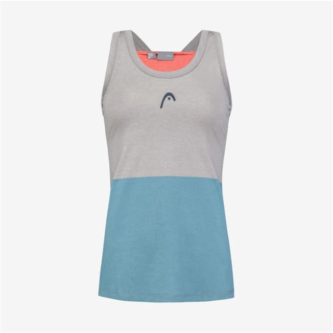 Head Racket Padel Tech Mouwloos T-shirt Blauw,Grijs XS Vrouw
