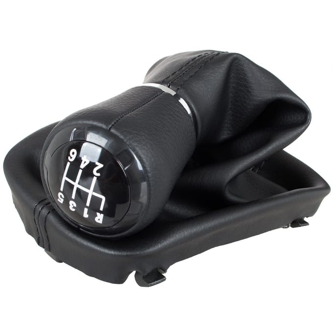 MODECAR - Audi A3 8L - Versnellingspook - Zwart - Leer - 23 MM