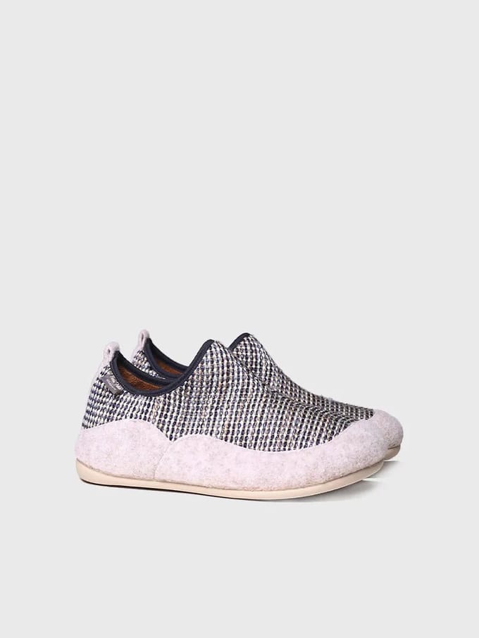 Herenslippers van stof en vilt | NIL-DS