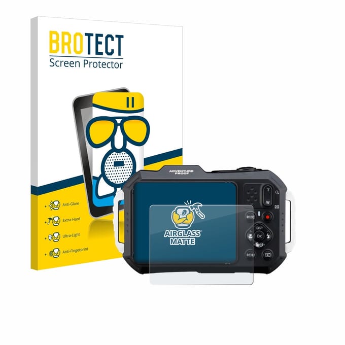 BROTECT - Screenprotector voor Ricoh Pentax WG-1000 - Folie Beschermfolie Beschermglas matte