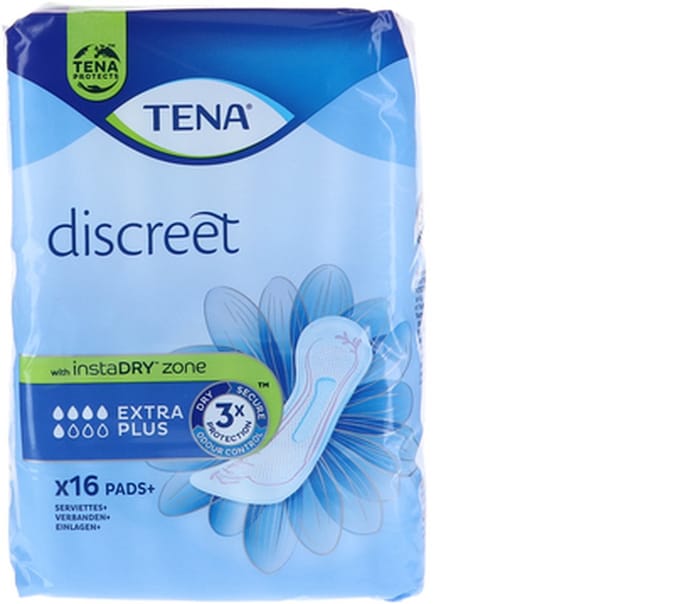 TENA Discreet Extra Plus- 20 x 16 stuks voordeelverpakking