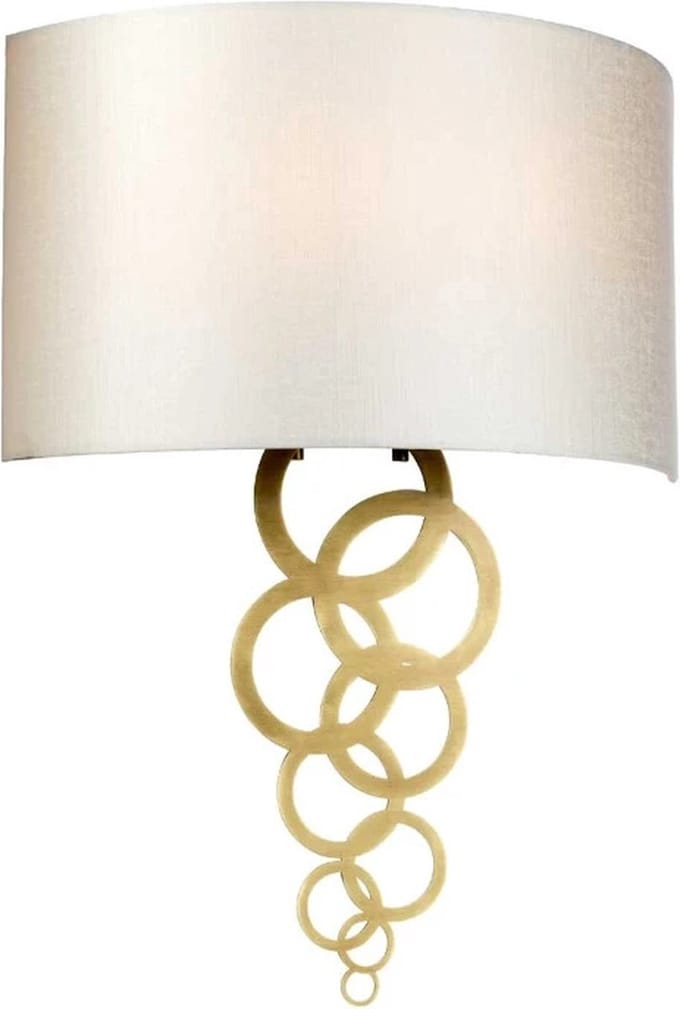 Elstead Lighting LED Wandlamp Curtis | 2X E27 Max 60W | Aged Brass
