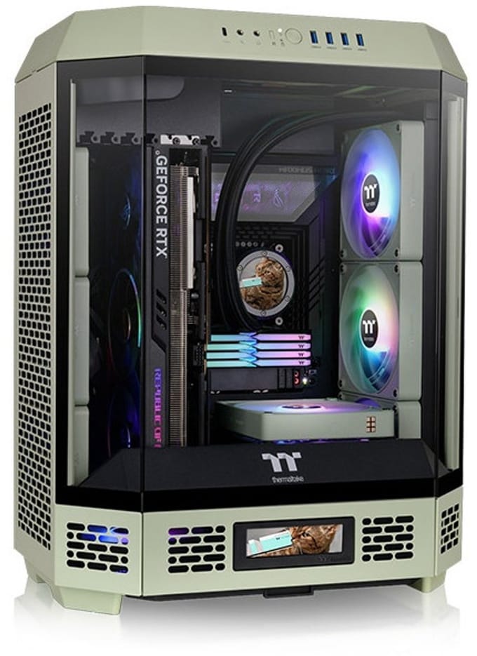 Thermaltake The Tower 600 Matcha Green Midi-tower PC-behuizing Groen