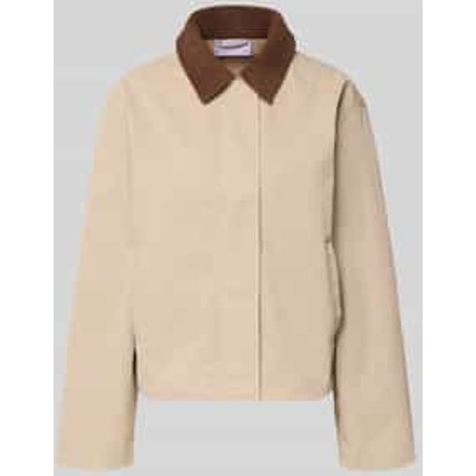 Regular fit Jack met platte kraag Model 'Wilma'