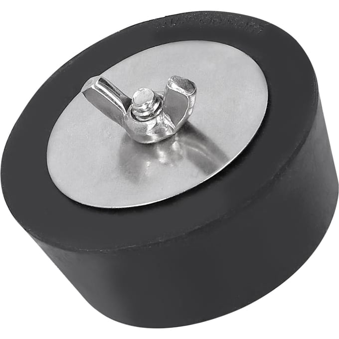 Winterstop Rubber Expansie voor Zwembadleidingwerk Winterfittingen 63mm gray