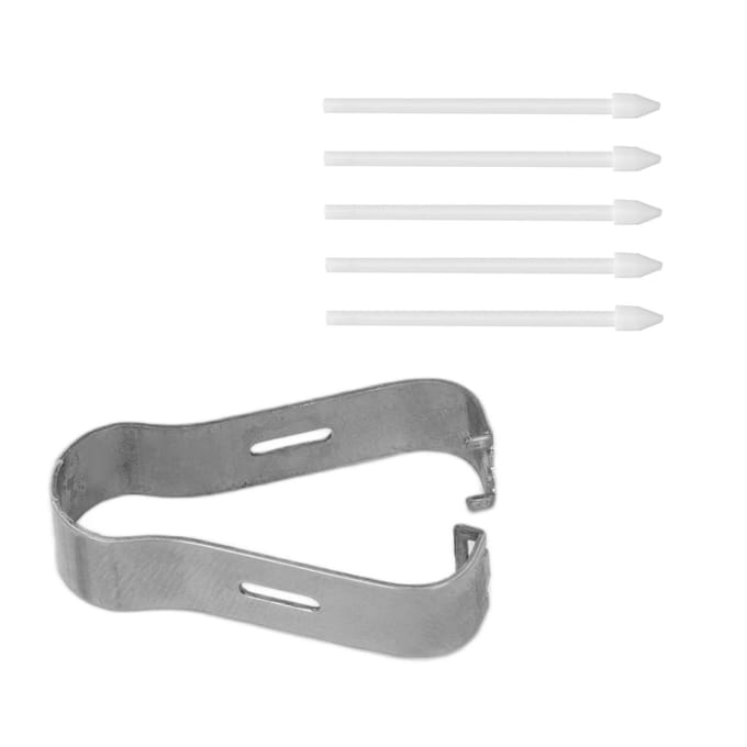 5 Pièces Embouts Stylet Précis Sensibles Sans Rayures Portables Remplacement Embouts Stylet Tactile blanc