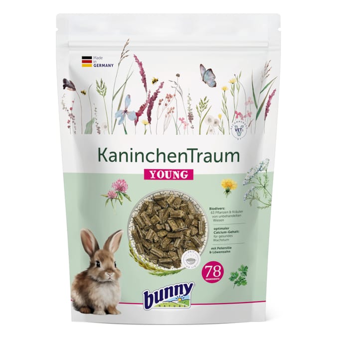 2x1,5kg Konijnen Droom Young Bunny Konijnenvoer