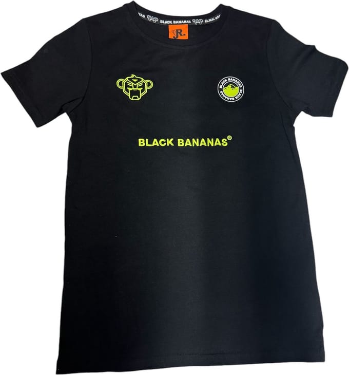 JR Monkey Tron Tee Black Bananas maat 152