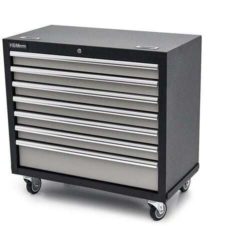 HBM 7 Laden Breed Professionele Gereedschapswagen voor Werkplaatsinrichting
