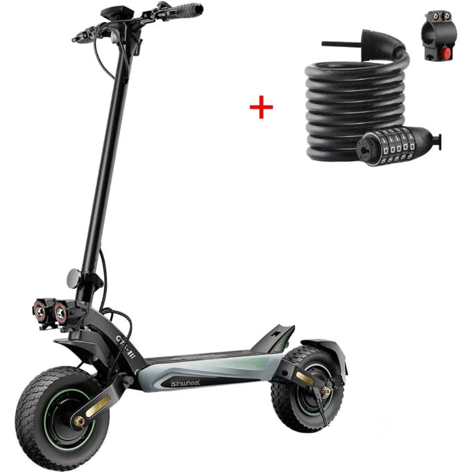 isinwheel GT1 Dual Electric Scooter 1600W Motor 55km Range