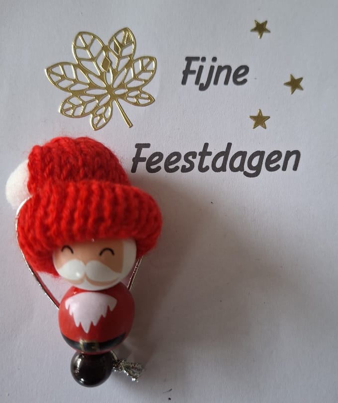 Kerstman "Granaat" Boomversiering