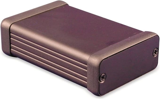 Hammond Electronics 1455C801BK Profielbehuizing 80 x 54 x 23 Aluminium Zwart 1 stuk(s)