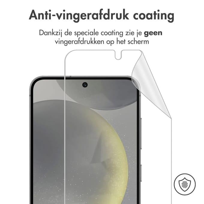 imoshion Screen Protector - Geschikt voor Samsung Galaxy S25 Plus - Screenprotector Folie 3 Pack
