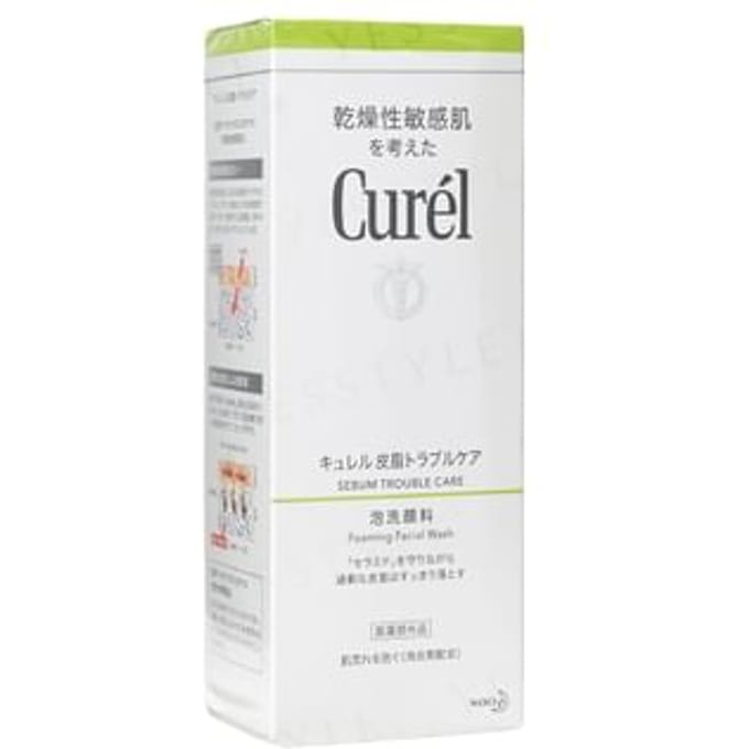 Kao - Curel - Sebum Trouble Care Foaming Wash - 150ml