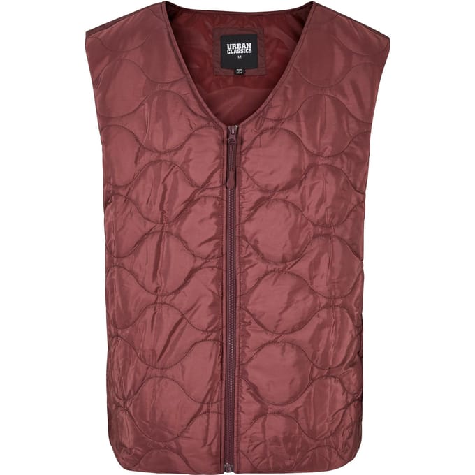 Urban Classics Zipped Gilet Cherry Größe: S | Bodywarmer Outlet | Herren