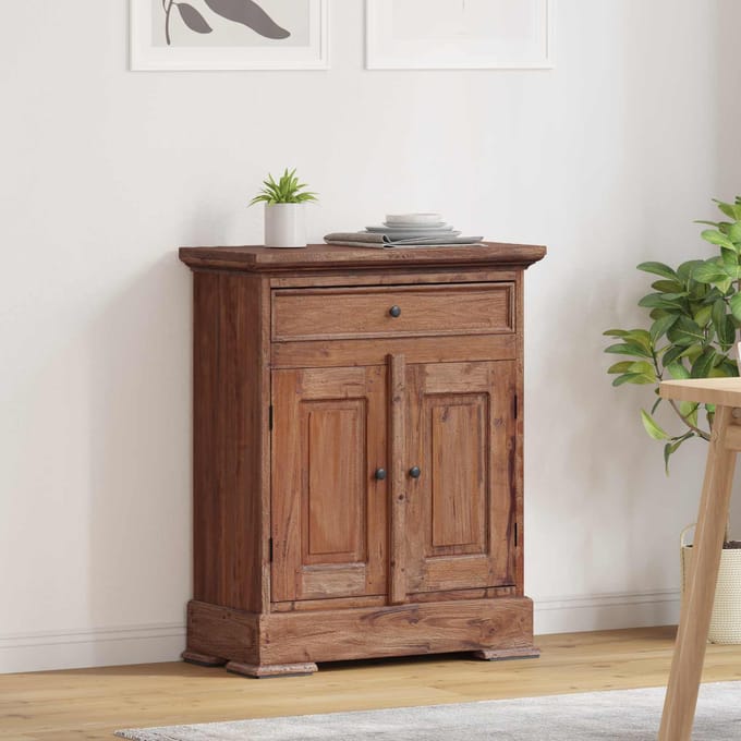 vidaXL Opbergkast 63 x 30 x 79 cm Massief Mahoniehout