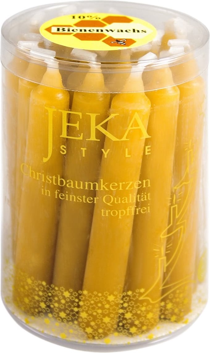 Kerstboomkaarsjes - 10% bijenwas - 20 stuks per verpakking