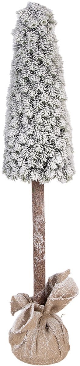Clayre & Eef Mini Kunstkerstboom Ø 19x97 cm Groen Kunststof