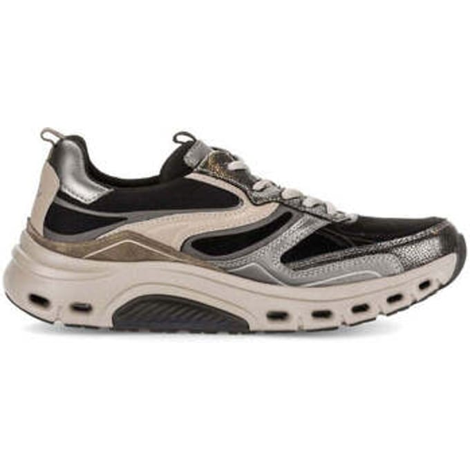 Gabor rollingsoft sensitive 0302.01.001 - dames rollende wandelsneaker - Zwart - maat 36 (EU) 3.5 (UK)