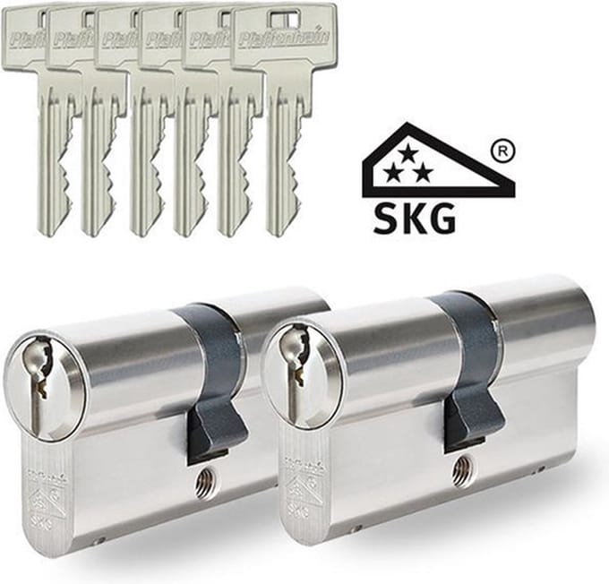Pfaffenhain SKG3 - cilindersloten - 2 stuks gelijksluitend - 30/30 - ZS31E