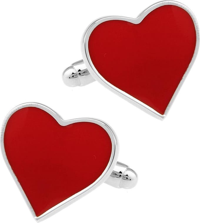 Amanto Manchetknopen Enric - 316L Staal - Hart - 18x17mm