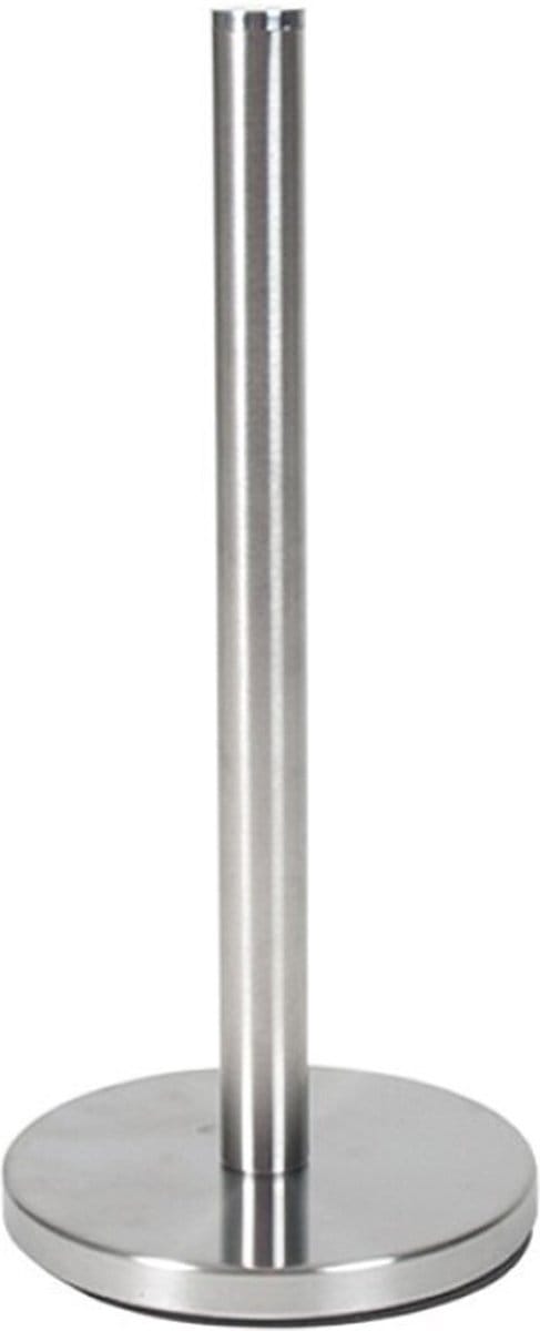 Gerimport Keukenrolhouder - staand - rvs - D15 x H33 cm - universeel - keukenpapier houder