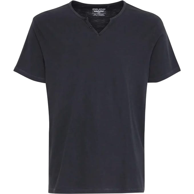 Blend - BHASTON SPLIT NECK TEE - Heren - T-shirts