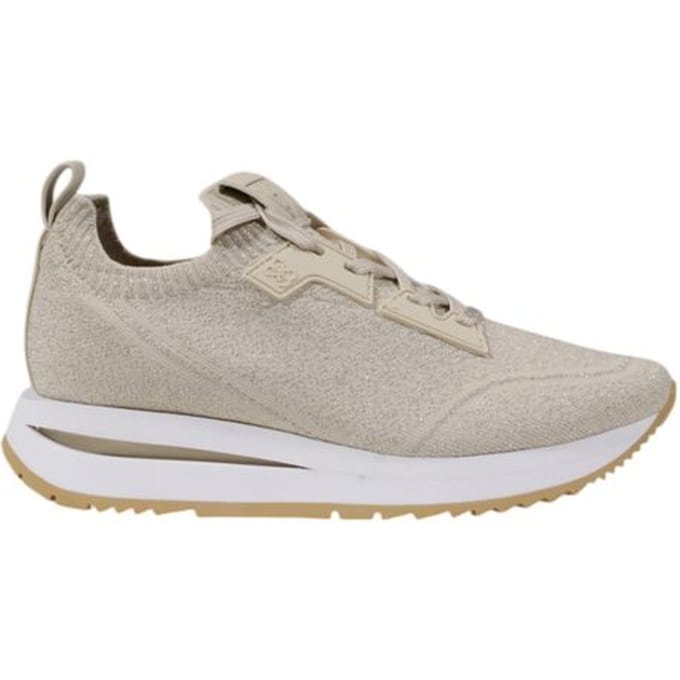 Guess Beigekleurige Polyester Lage Sneakers